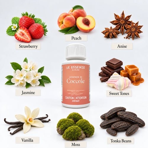 Cocole scent notes in one 100ml bottle of aROMA Laundry scent booster 