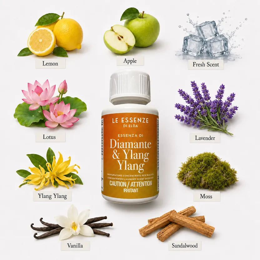 Diamante & Ylang Ylang laundry scent booster 100ml by aROMA Laundry Canada.