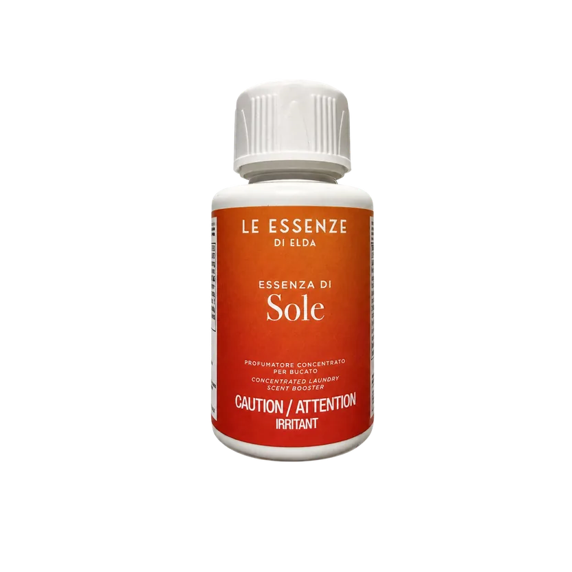 Sole transparent scent booster bottle by aROMA Laundry Canada.